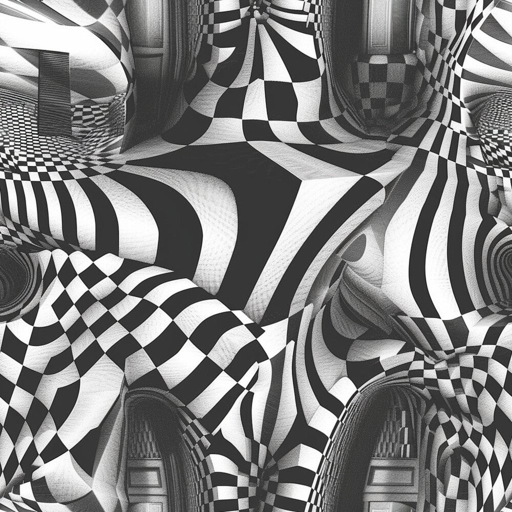 Three Dimensional Optical Illusion Arts Fat Quarter Bundle