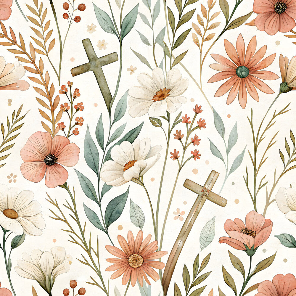 Floral Christian Faith Fat Quarter Bundle