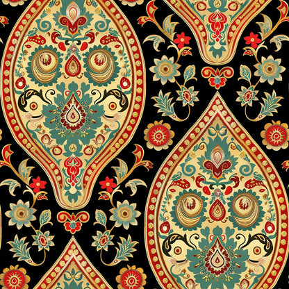 Vermas Ornate Paisley Fat Quarter Bundle