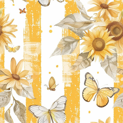 Country Sunflower Butterfly Fat Quarter Bundle