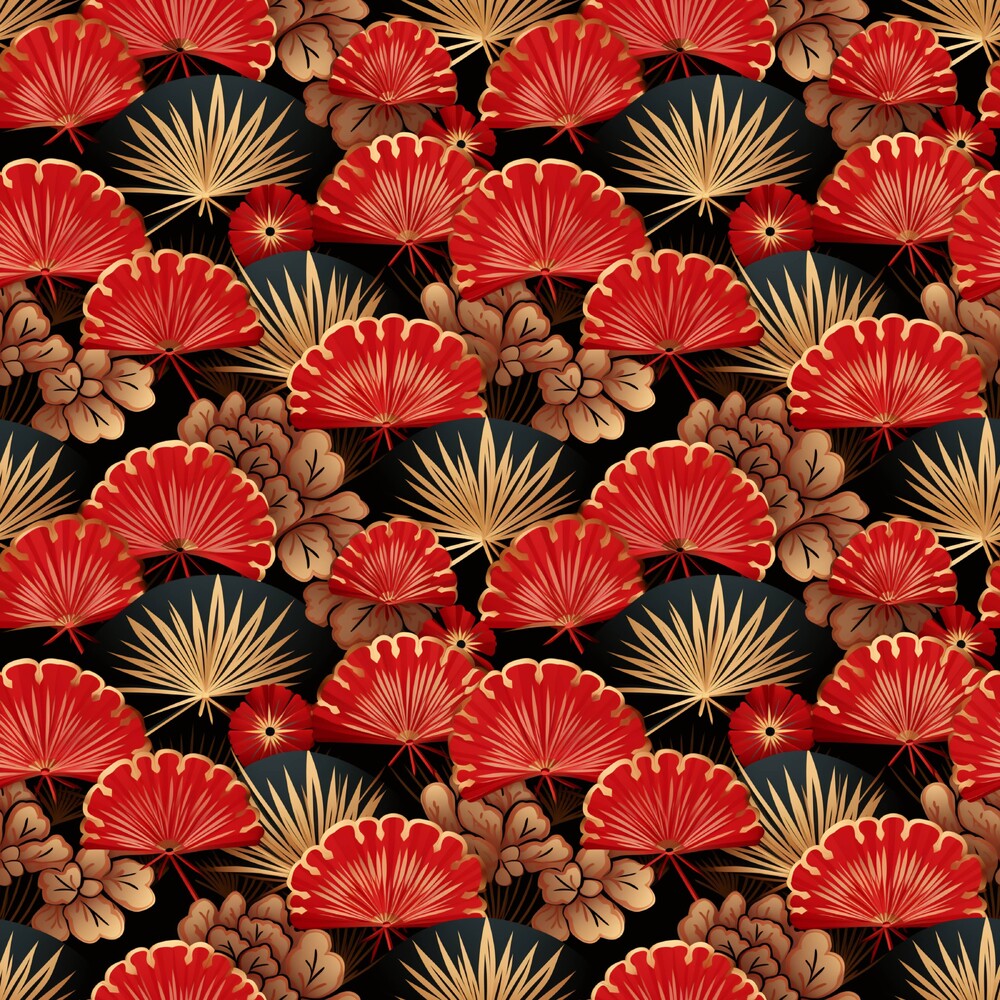 Chinese Lunar Lantern Lights Fat Quarter Bundle