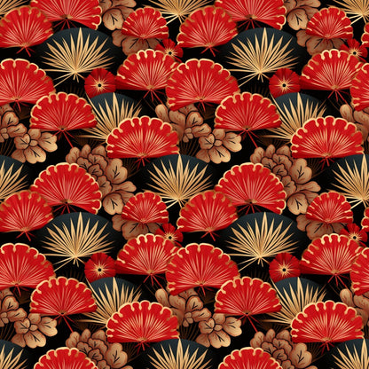Chinese Lunar Lantern Lights Fat Quarter Bundle
