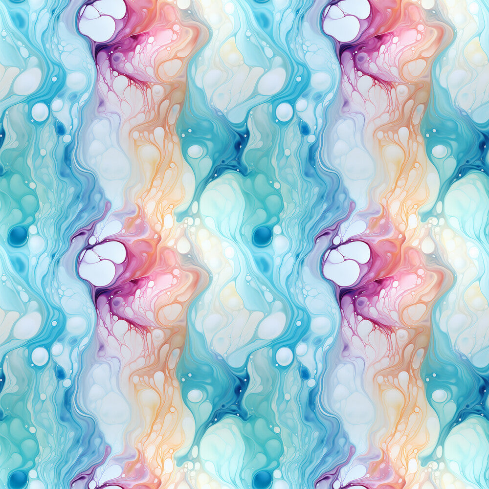 Summer Colored Marble Fat Quarter Bundle