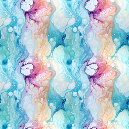 Summer Colored Marble Fat Quarter Bundle