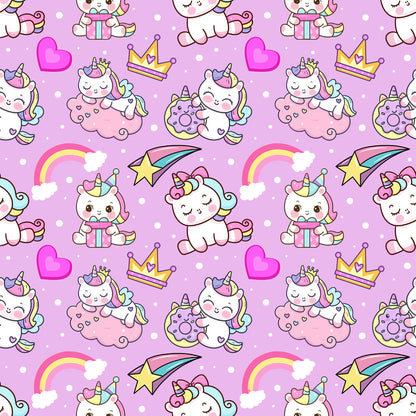 Cartoon Unicorns Fat Quarter Bundle