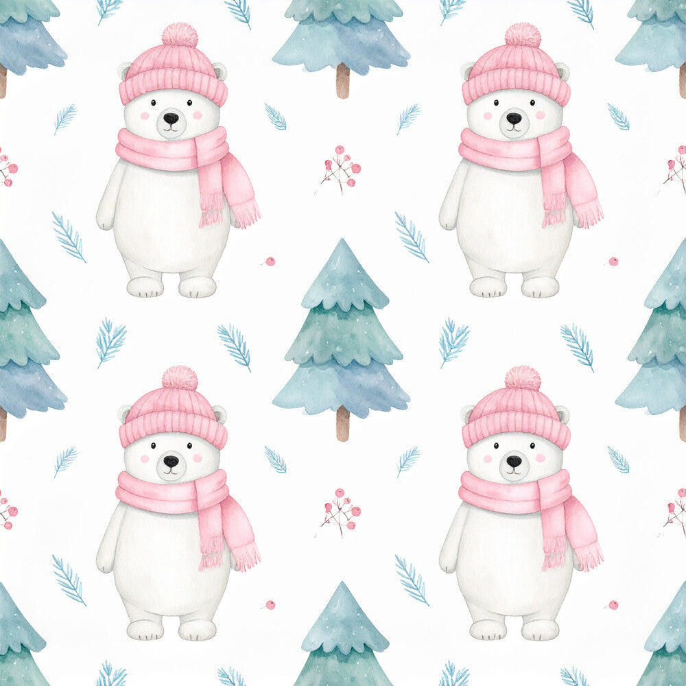 Pastel Christmas Wonderland Fat Quarter Bundle