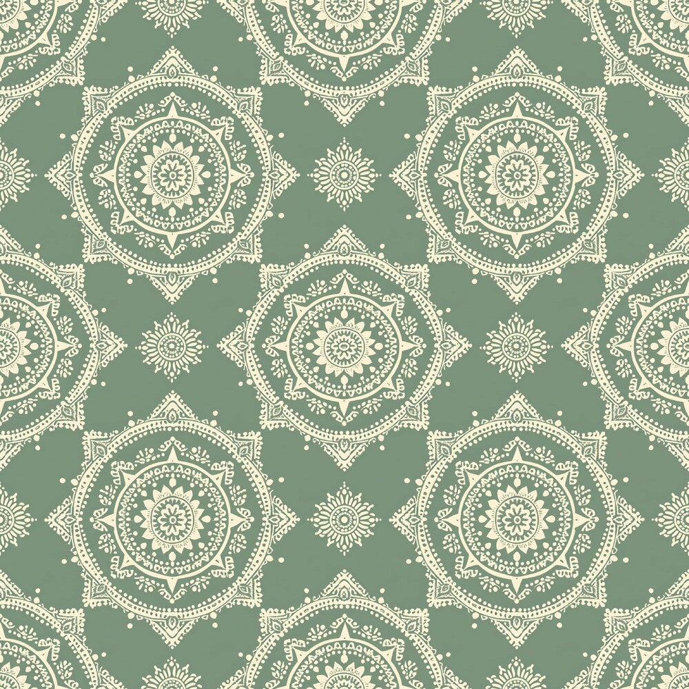 Sage Green Boho Fat Quarter Bundle