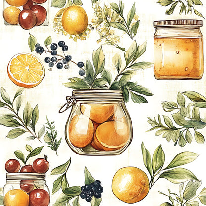 Vintage Kitchen Ingredients Fat Quarter Bundle