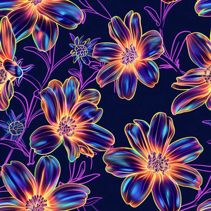 Neon Daisy Fat Quarter Bundle