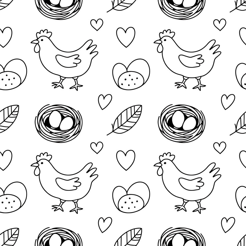 Chickens and Eggs Fat Quarter Bundle