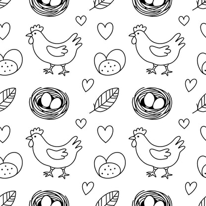 Chickens and Eggs Fat Quarter Bundle