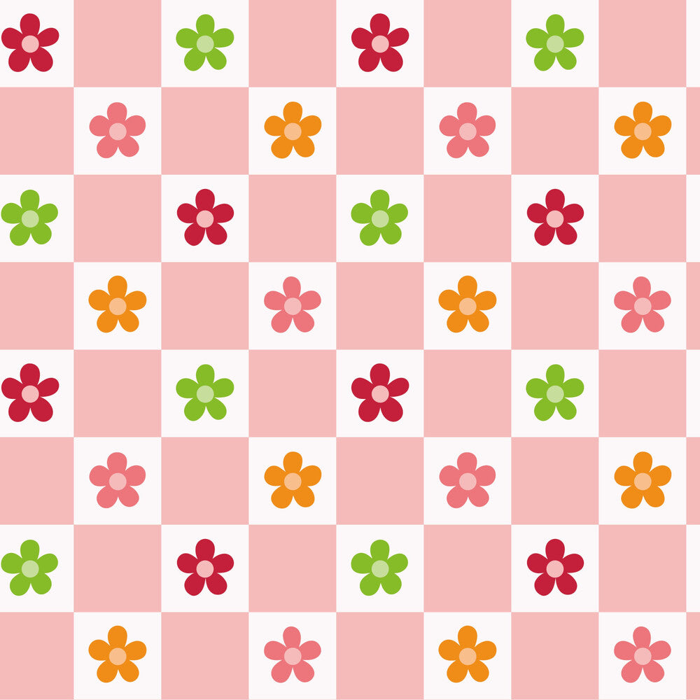 Checkered Florals Fat Quarter Bundle