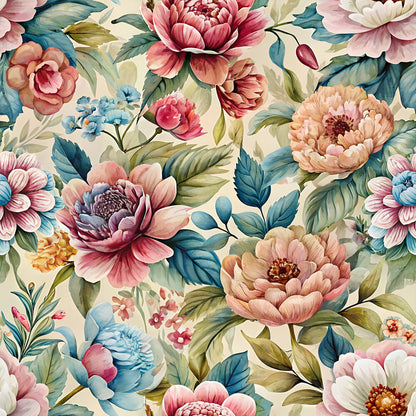 Rich Painted Blooms Fat Quarter Bundle