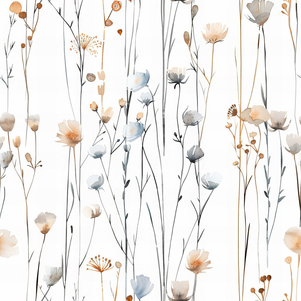 Handdrawn Meadow Wildflowers Fat Quarter Bundle