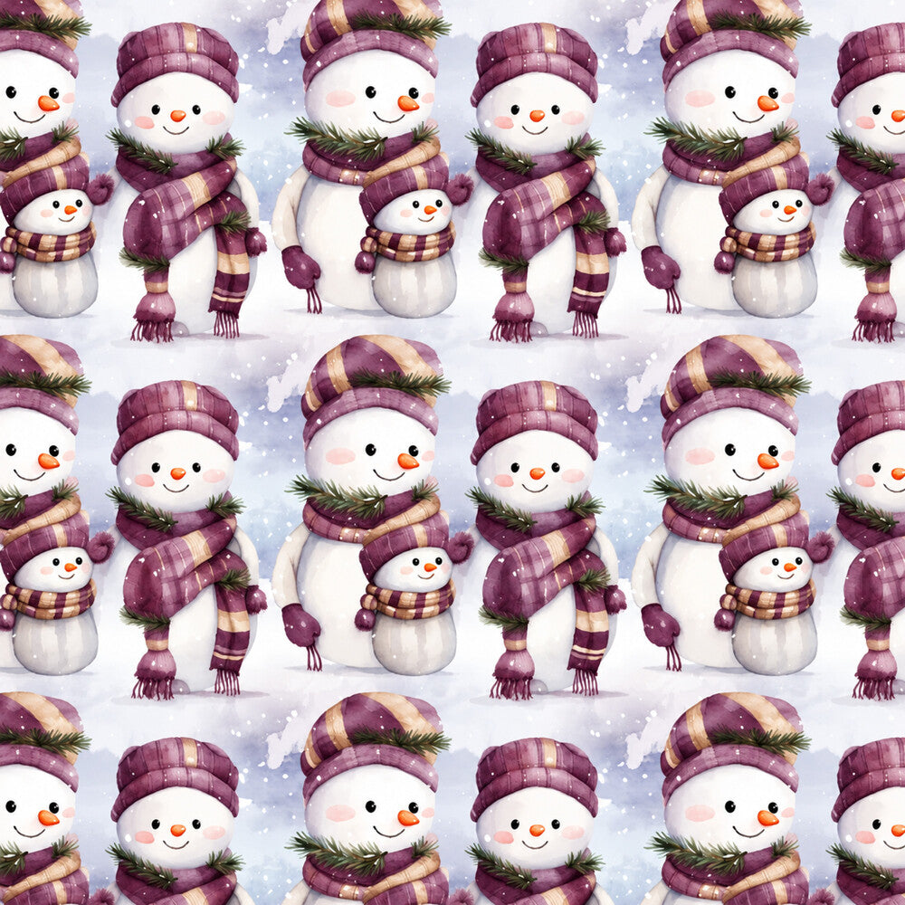 Vintage Plum Christmas Fat Quarter Bundle
