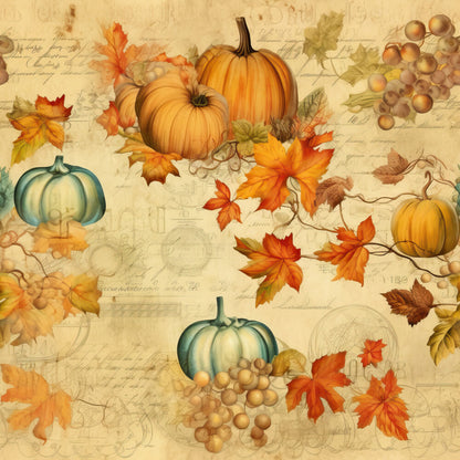 Vintage Thanksgiving Fat Quarter Bundle