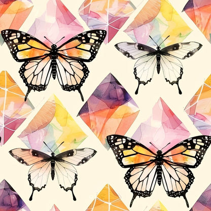 Geometric Butterflies Fat Quarter Bundle