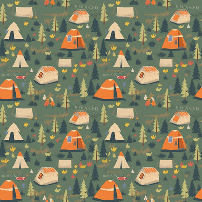 Camping Graphics Fat Quarter Bundle