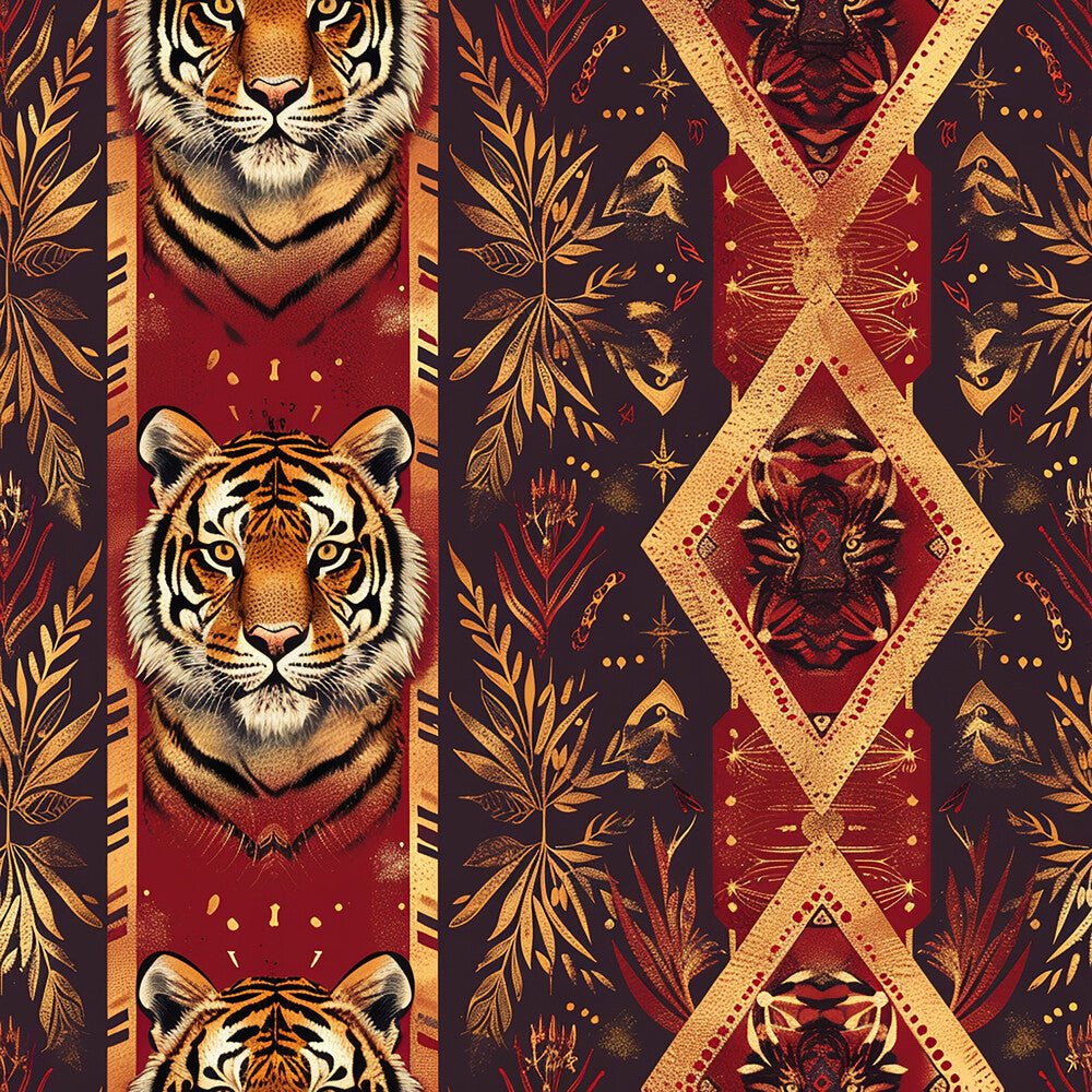 Red Tiger Fat Quarter Bundle
