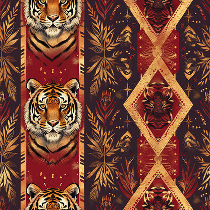 Red Tiger Fat Quarter Bundle