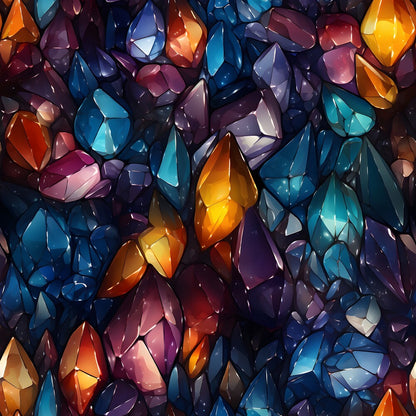 Gemstones and Crystals Fat Quarter Bundle