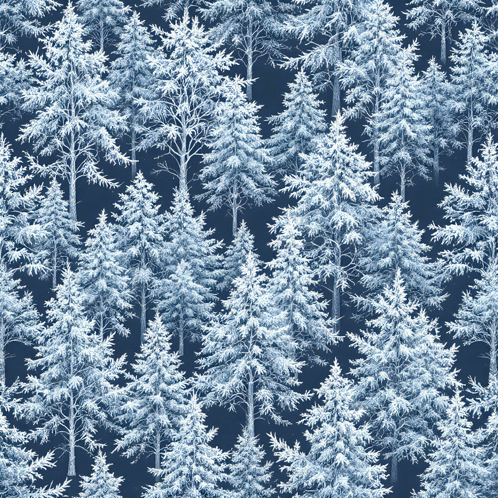 Frosty Winter Trees Fat Quarter Bundle