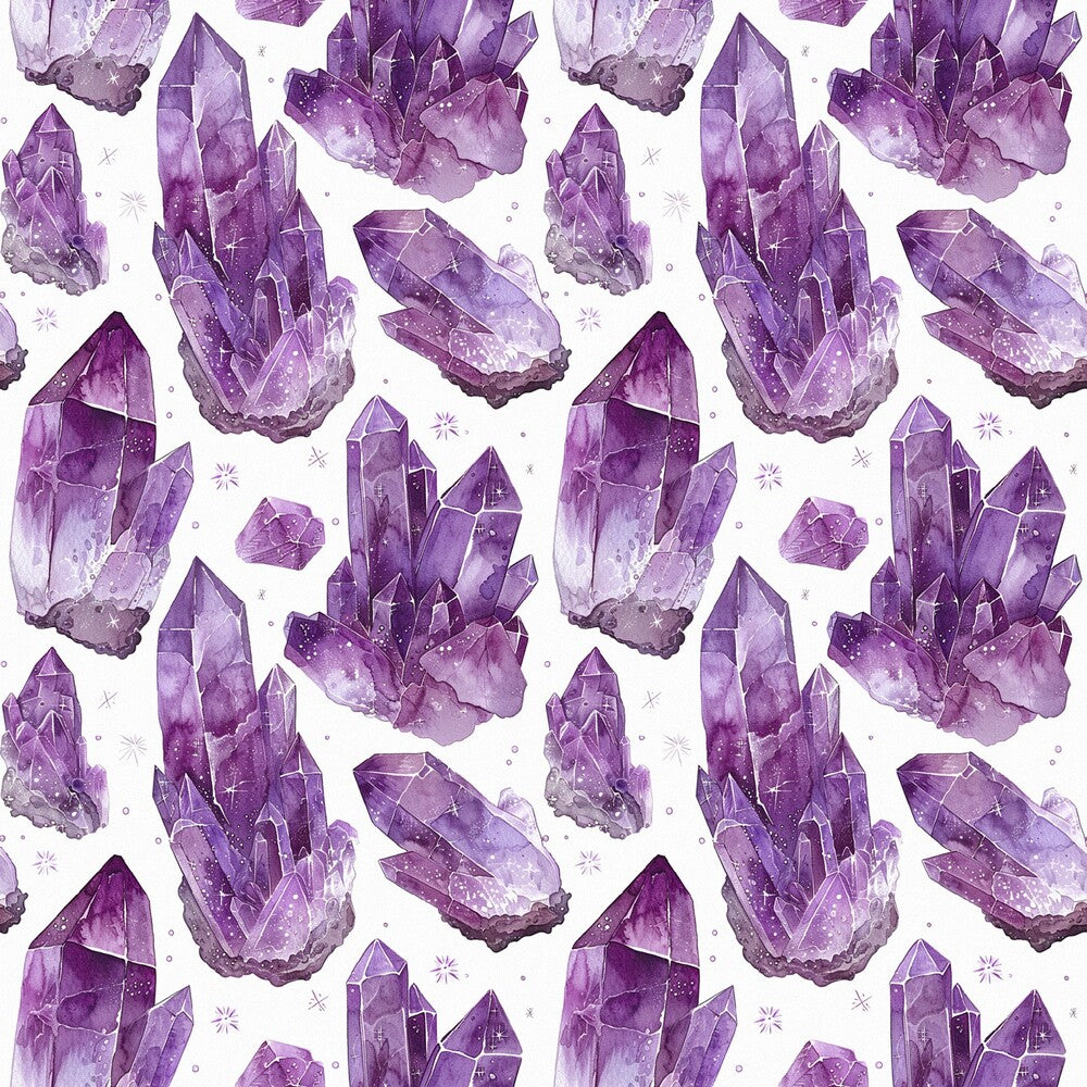 Amethyst Gemstones Fat Quarter Bundle