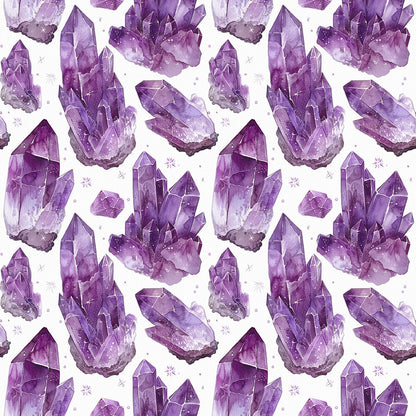 Amethyst Gemstones Fat Quarter Bundle