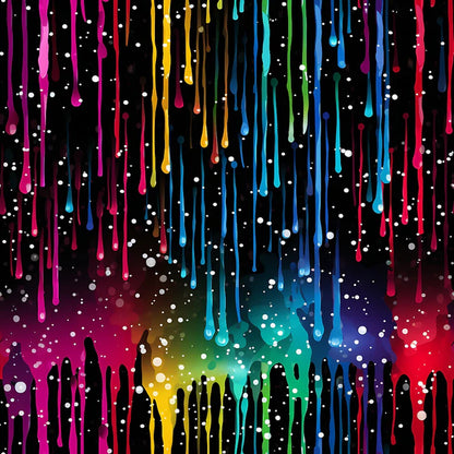 Dripping Rainbow Liquid Fat Quarter Bundle