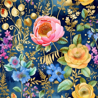 Artists Garden Wildflowers Floral Meadow Fat Quarter Bundle