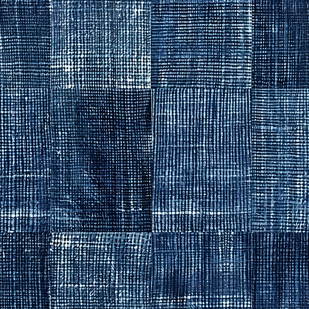 Grunge Denim Jeans Fabric Fat Quarter Bundle
