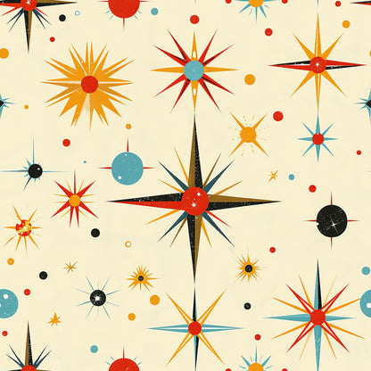 Retro Starburst Fat Quarter Bundle