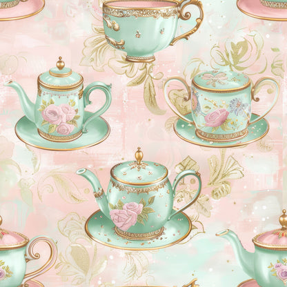 Whimsical Tea Party Fat Quarter Bundle