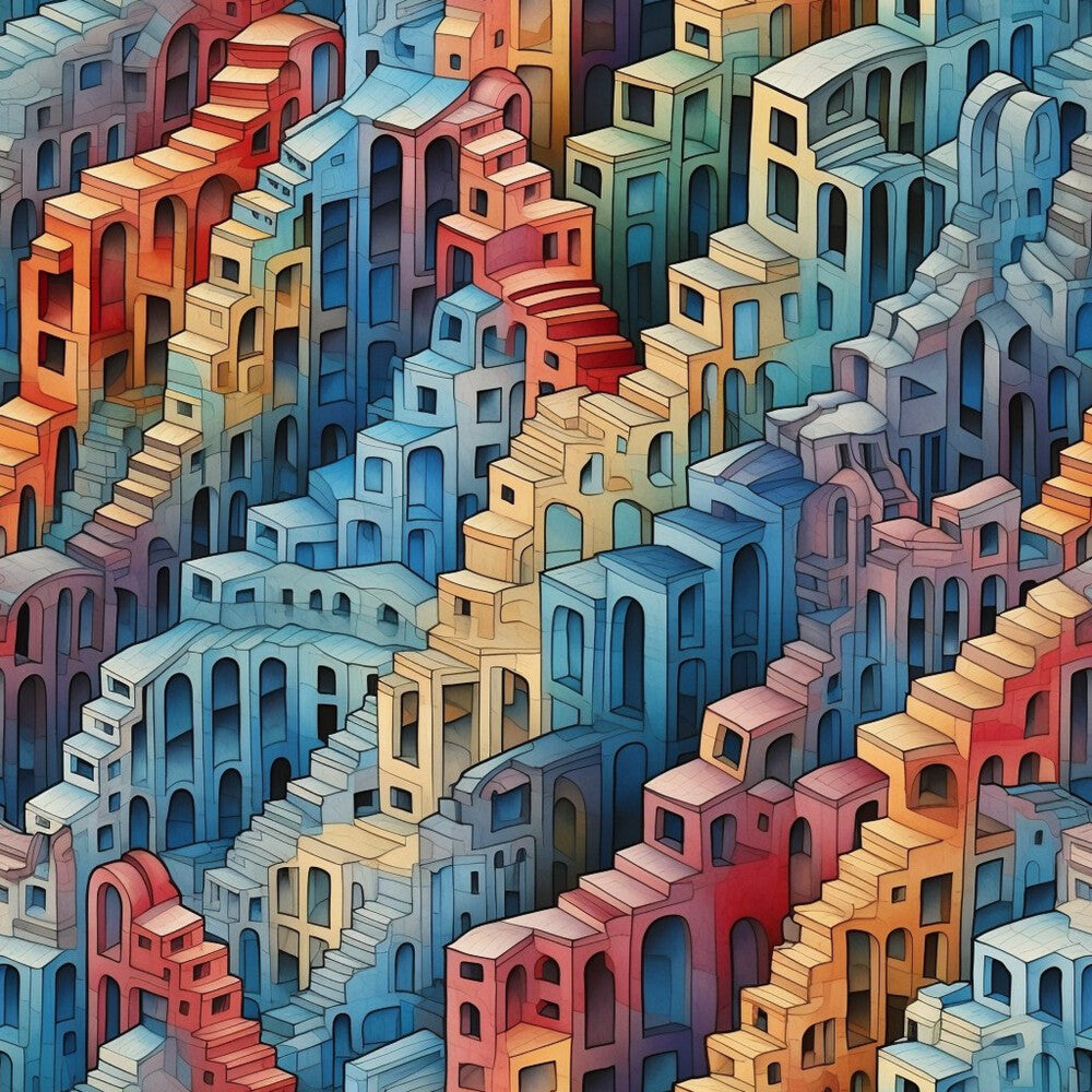 Surreal Staircases Fat Quarter Bundle