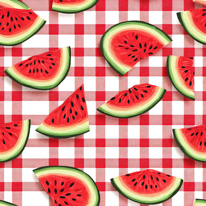 Watermelon Gingham Picnic Fat Quarter Bundle