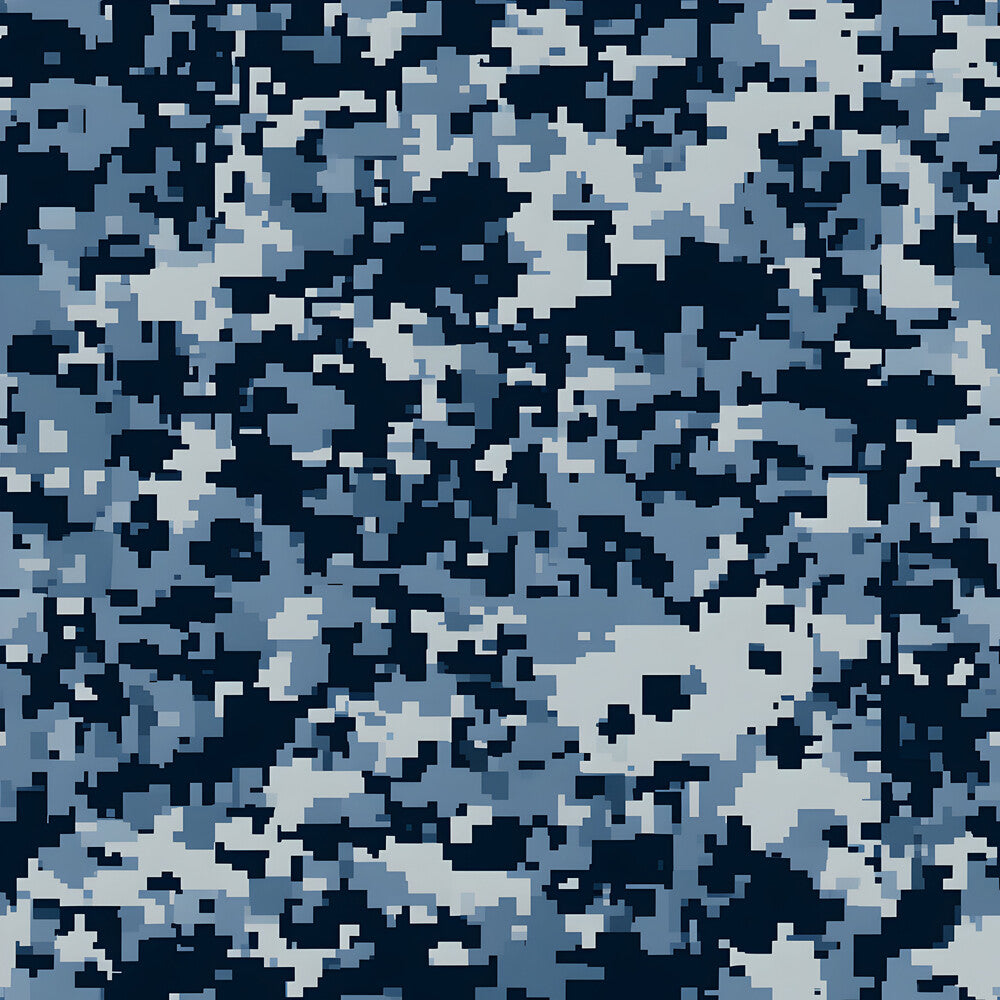 Blue Military Camouflage Fat Quarter Bundle