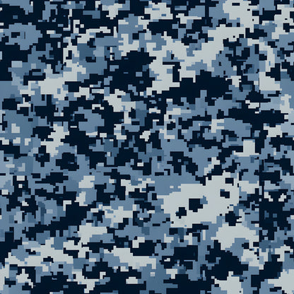 Blue Military Camouflage Fat Quarter Bundle