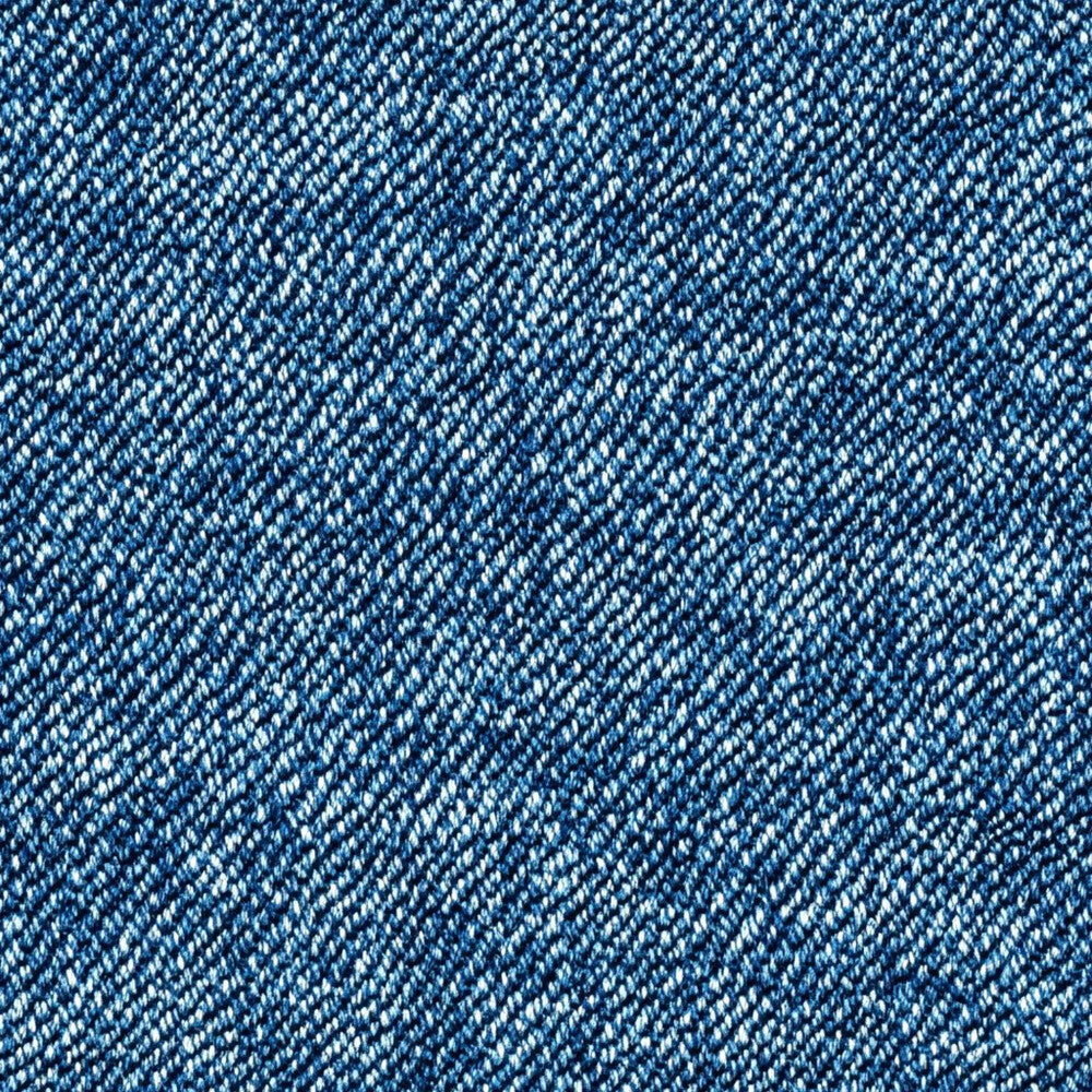 Blue Jean Denim Fabric Texture Fat Quarter Bundle