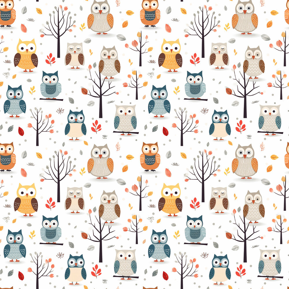 Cartoon Owls Fat Quarter Bundle