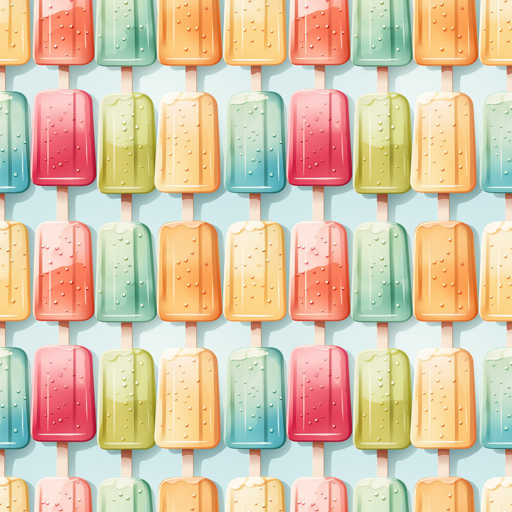 Watercolor Summer Popsicle Fat Quarter Bundle