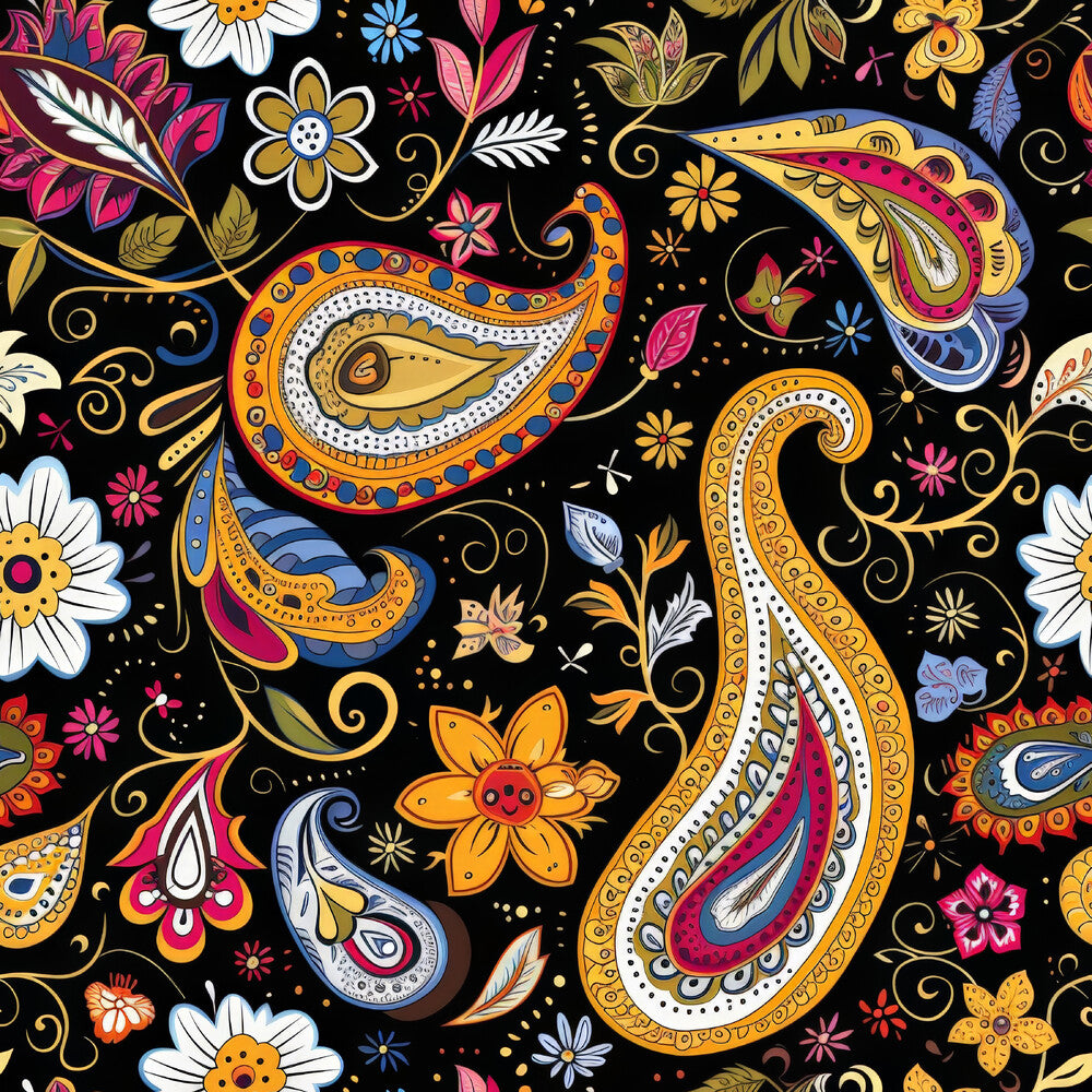 Boho Floral Paisley Fat Quarter Bundle