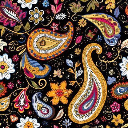 Boho Floral Paisley Fat Quarter Bundle