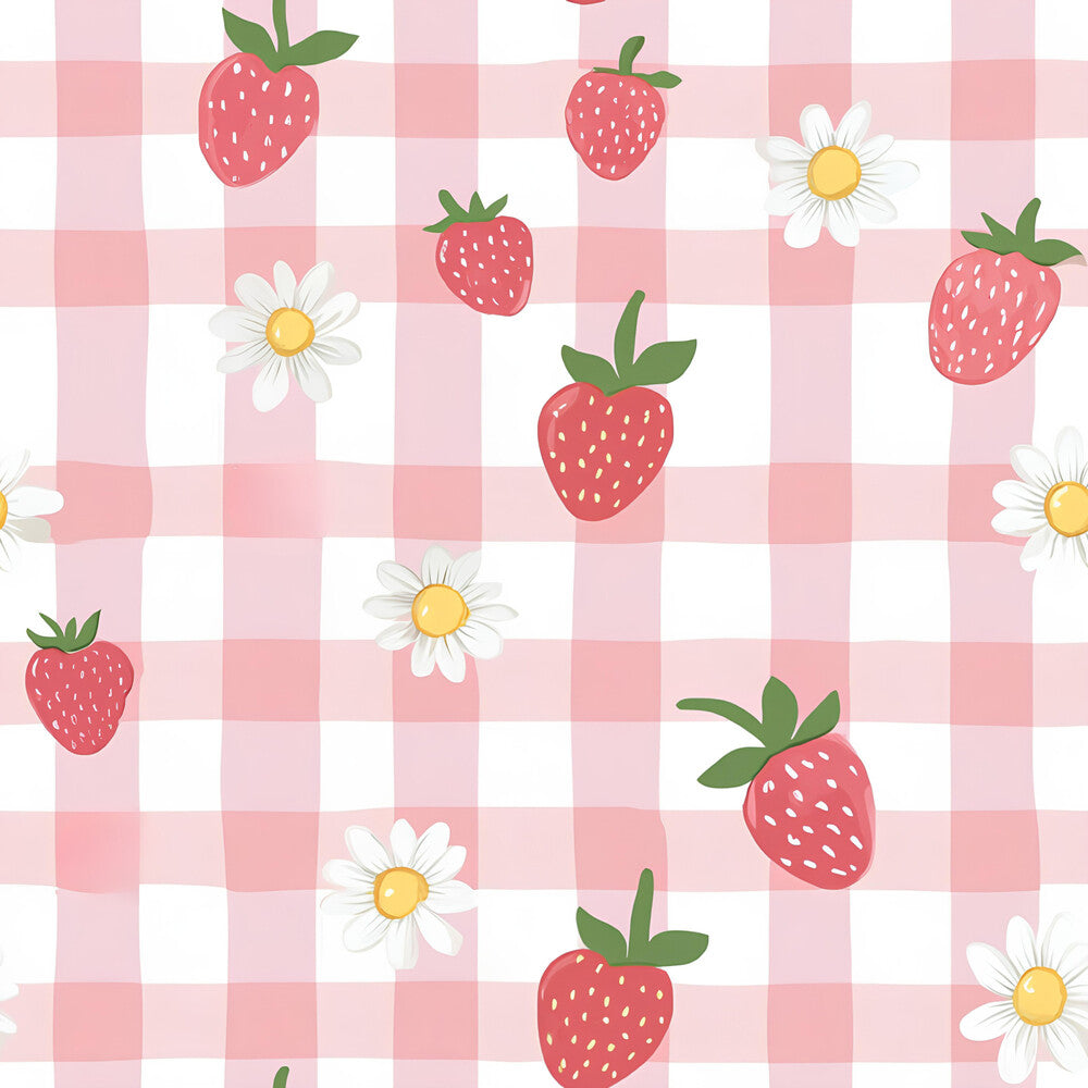Berries with Flowers Gingham Fat Quarter Bundle