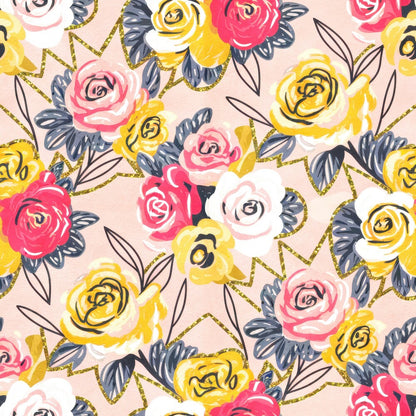 Golden Hour Roses Fat Quarter Bundle