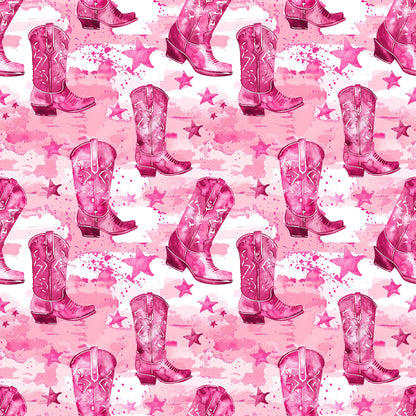 Pink Cowboy Boots Fat Quarter Bundle