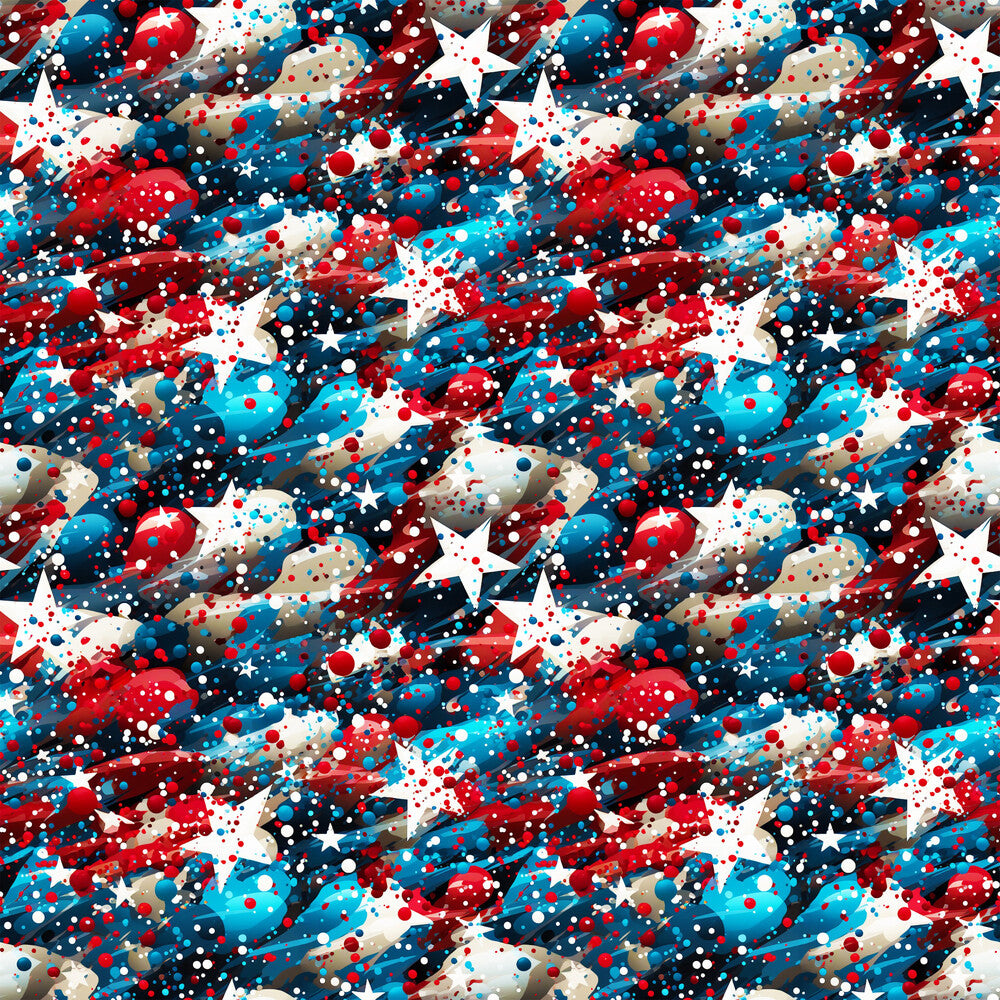 Patriotic Confetti and Glitter Fat Quarter Bundle
