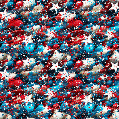 Patriotic Confetti and Glitter Fat Quarter Bundle