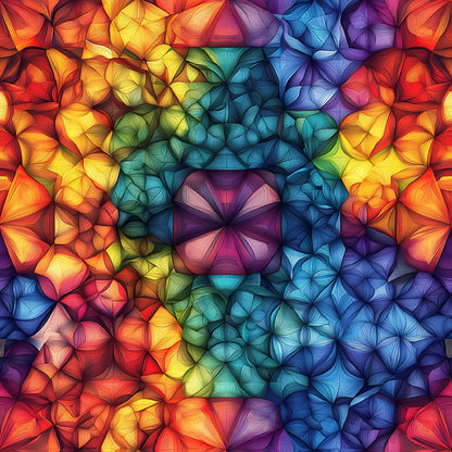 Rainbow Mandala Fat Quarter Bundle