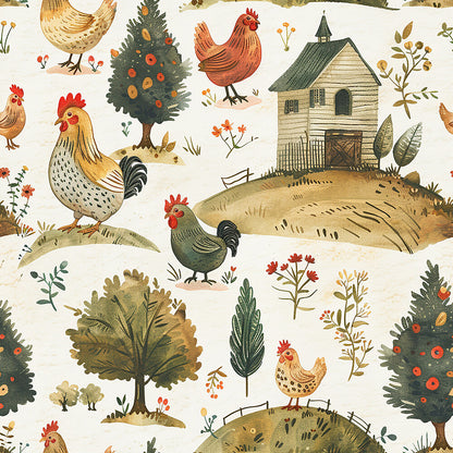 Farmhouse Chickens Fat Quarter Bundle