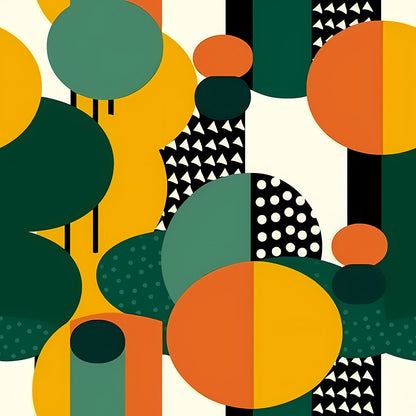 Nordic Retro Shapes Fat Quarter Bundle